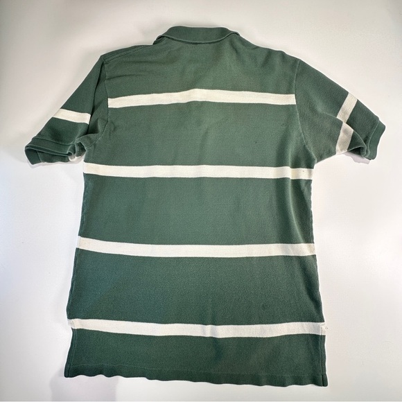 Polo Ralph Lauren mens essential cotton polo classic stripe knit shirt L green - Picture 5 of 8